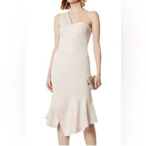 KAREN MILLEN • ONE SHOULDER DRESS • NWT